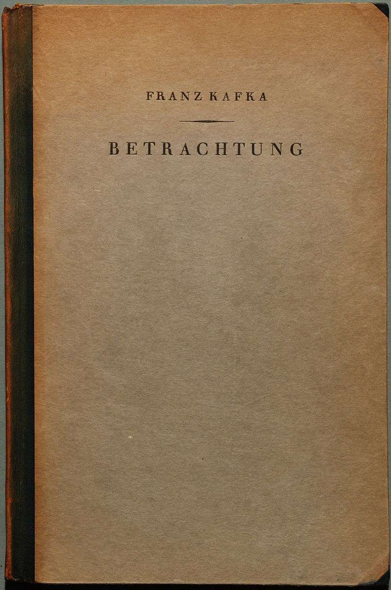 First edition of Betrachtung, 1912