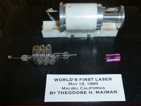 World's first laser