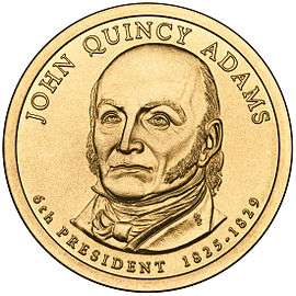 Presidential Dollar of John Quincy Adams