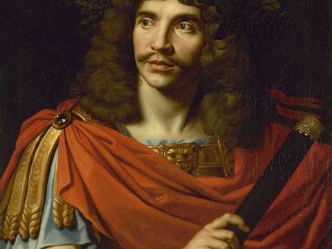 Portrait of Molière by Nicolas Mignard