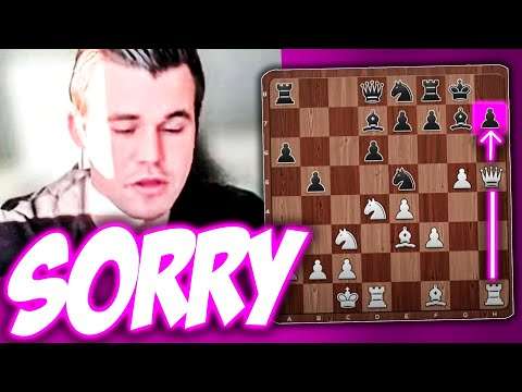 Magnus Carlsen Spends Only 45 Seconds to CheckMate His Opponent and He is Sorry About It