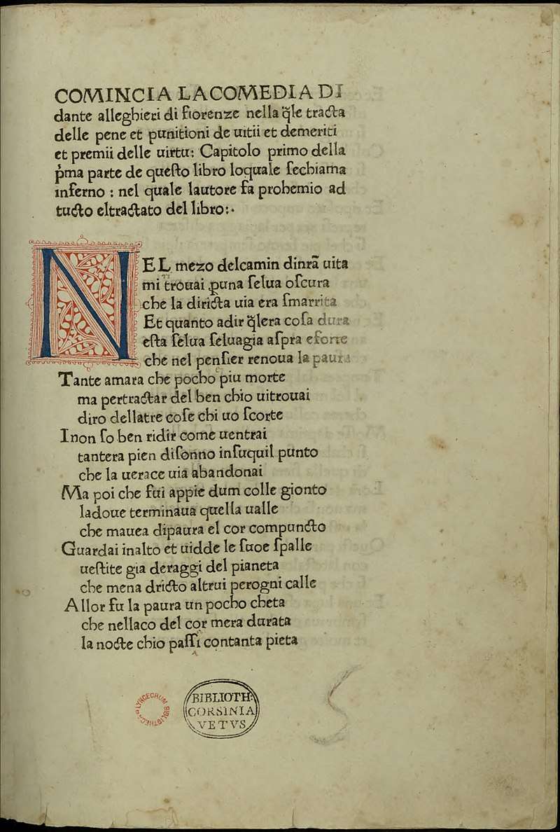 Divina Commedia (1472)