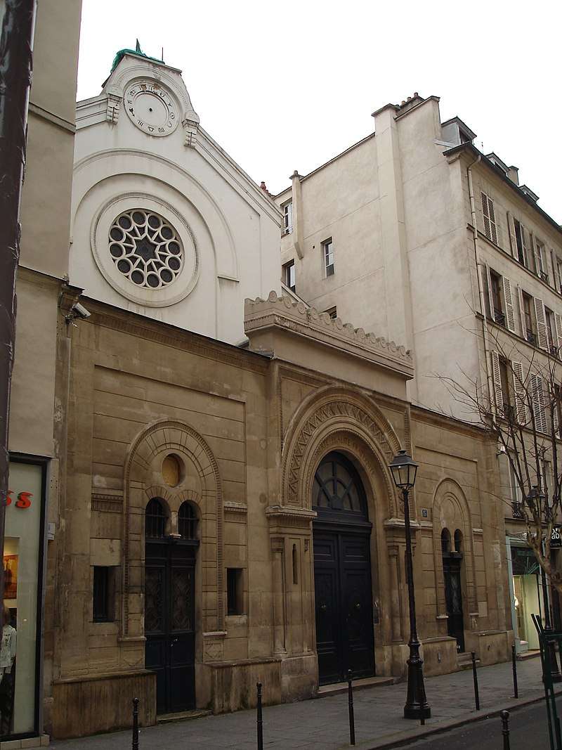 The Synagogue de Nazareth in Paris, where Alkan briefly held the post of organist