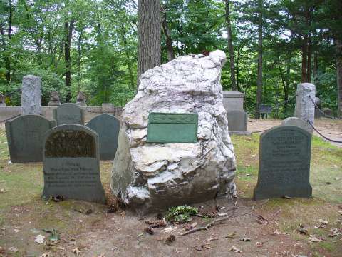 Emerson's grave - Sleepy Hollow Cemetery, Concord, Massachusetts