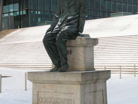 Dostoevsky monument in Dresden, (Germany)