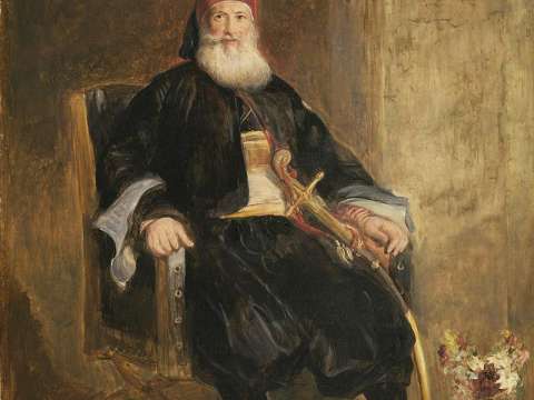 A portrait of Muhammad Ali of Egypt by David Wilkie (1841).