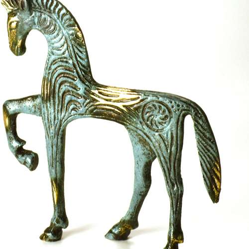 Greek Bronze Horse