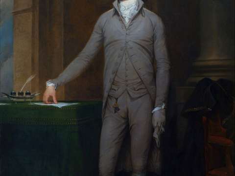 Hamilton by John Trumbull, 1792