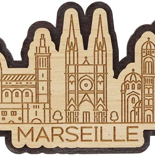 Marseille France Church Fridge Magnet