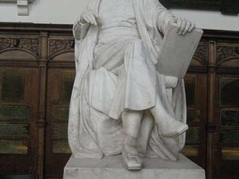 Statue of Whewell by Thomas Woolner in Trinity College Chapel, Cambridge