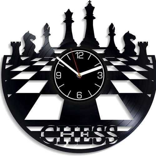JANSCOO Chess Vinyl Wall Clock