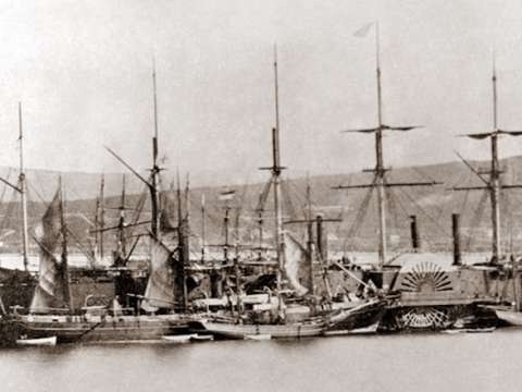 The Great Eastern in 1866