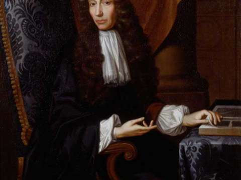 Robert Boyle by Johann Kerseboom, at Gawthorpe Hall, Lancashire