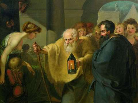 Diogenes Searching for an Honest Man, attributed to J. H. W. Tischbein (c. 1780)