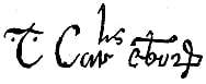 Thomas Wolsey Signature