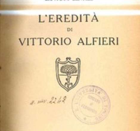 L Eredita Di Vittorio Alfieri