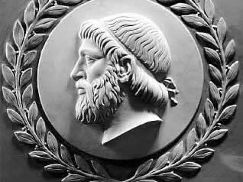 Bas-relief of Lycurgus, one of 23 great lawgivers depicted in the chamber of the U.S. House of Representatives
