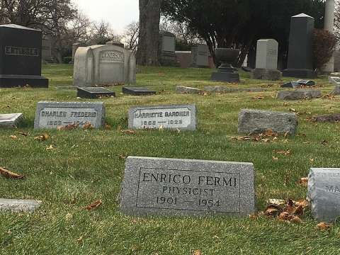 Fermi's grave in Chicago