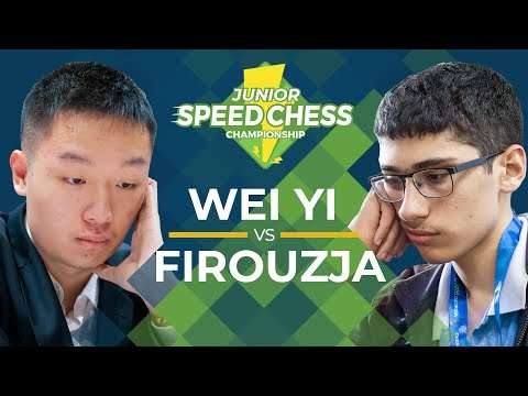 Wei Yi vs Alireza Firouzja: 2019 Junior Speed Chess Championship