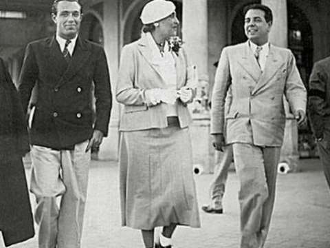 Adolfo Bioy Casares, Victoria Ocampo and Borges in 1935