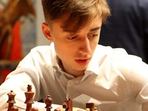 Daniil Dubov at Superfinal of the Russian Chess Championship, Satka, 2018