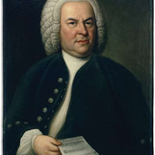 Portrait of Johann Sebastian Bach Mouse Pad