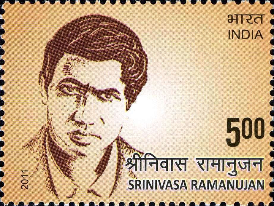 Ramanujan on stamp of India (2011)