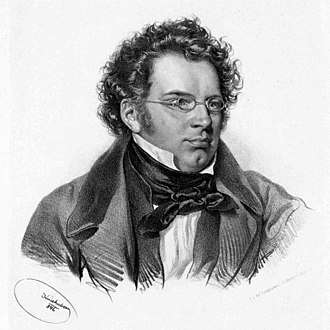 Franz Schubert by Josef Kriehuber (1846)