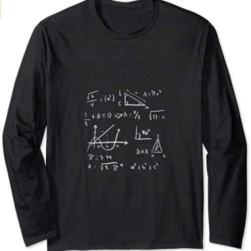Math Formulas Long Sleeve T-Shirt