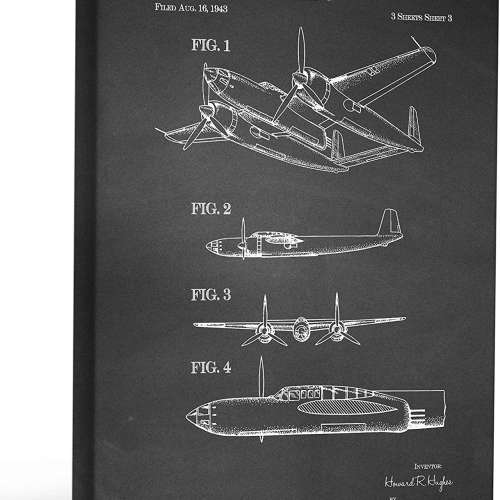 Howard Hughes Speed Flight Airplane Canvas Print