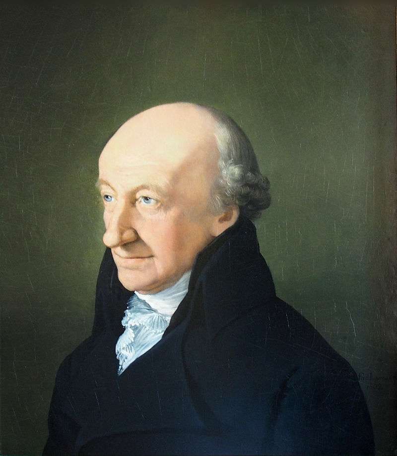 1805 portrait of Christoph Martin Wieland by Ferdinand Jagemann