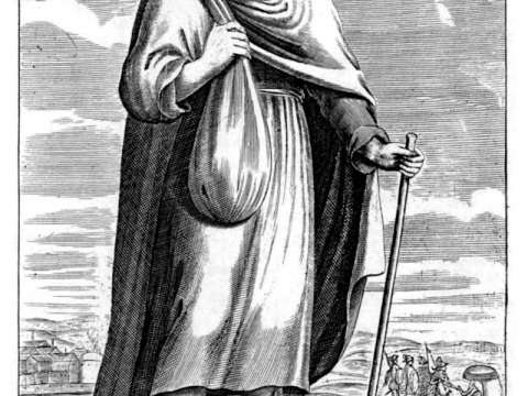 A 17th century depiction of Diogenes