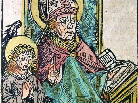 Saint Augustine in the Nuremberg Chronicle