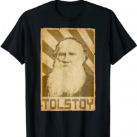 Leo Tolstoy Retro Propaganda T-Shirt