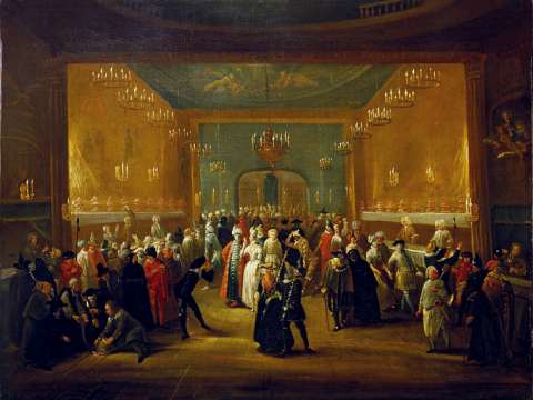 A Masquerade at the King's Theatre, Haymarket (c. 1724)