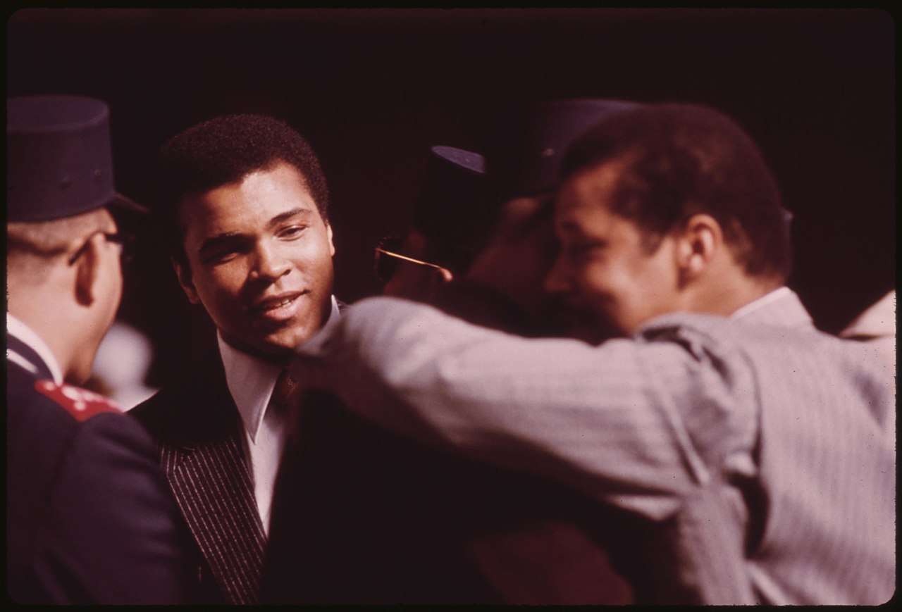  Ali attending a Saviours' Day celebration in 1974