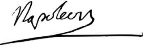 Napoleon Bonaparte Signature