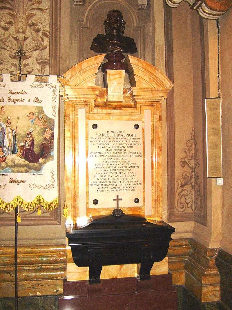 Malpighi's tomb in Bologna