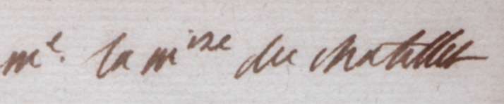 Émilie du Châtelet Signature