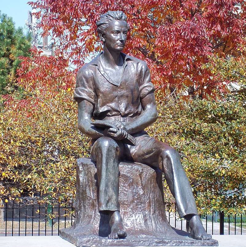  Young Lincoln by Charles Keck at Senn Park, Chicago