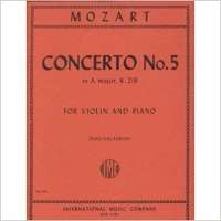 Mozart W.A. Concerto No 5 in A Major K 219 by Joseph Joachim Ivan Galamian