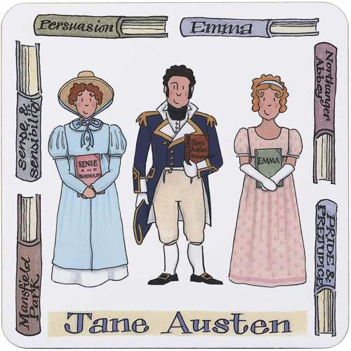 Jane Austen Collection Coaster