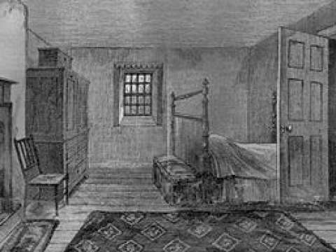 The death room of Robert Burns