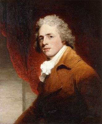 Portrait of a Gentleman, traditionally identified as Richard Brinsley Sheridan, by John Hoppner