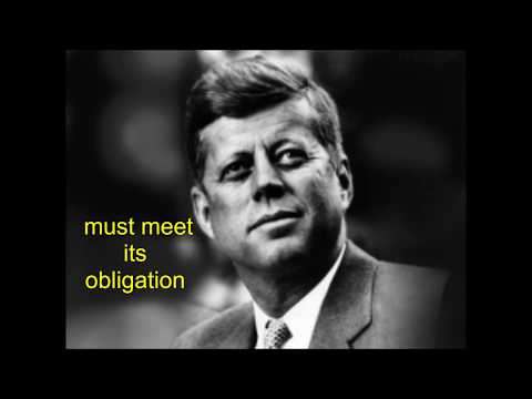 John F. Kennedy - speech to the press and media
