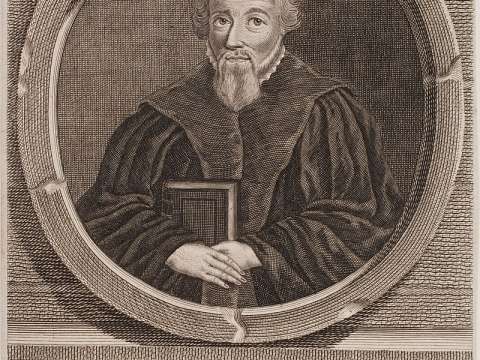 Joachim Westphal disagreed with Calvin's theology on the eucharist.