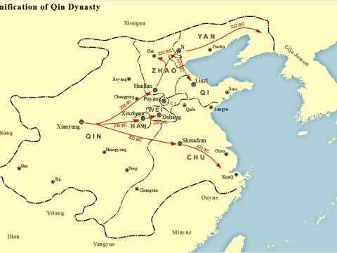 Qin's unification of seven warring states