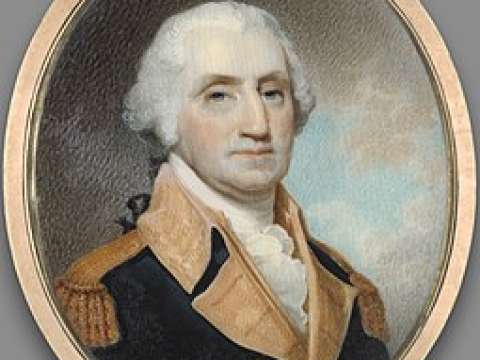 Miniature of George Washington by Robert Field (1800)