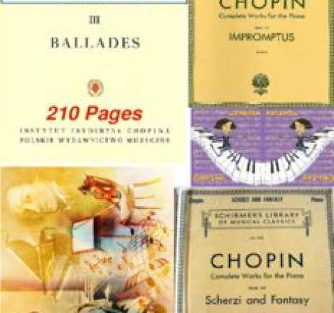 Chopin Frédéric. The Complete Ballades, Impromptus, Scherzi & the Fantaisie Op. 49