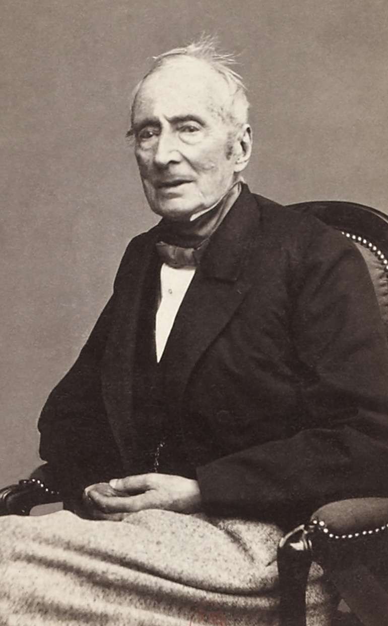 Lamartine photographed in 1865.